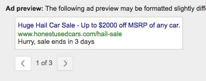 CTR در گوگل ادوردز - کاهش زمان یک آگهی به صورت معکوس