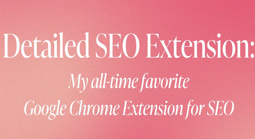 Detailed SEO Extension
