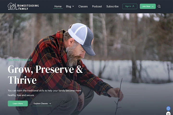  Homesteading Family