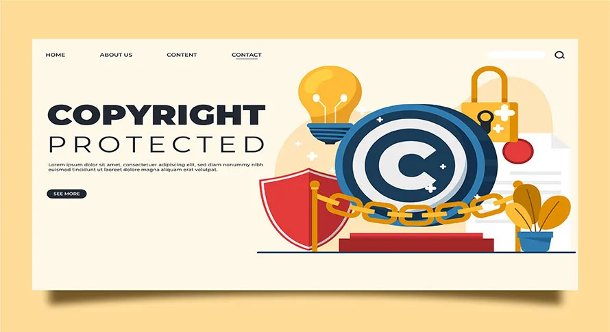 جلوگیری از مشکل کپی رایت