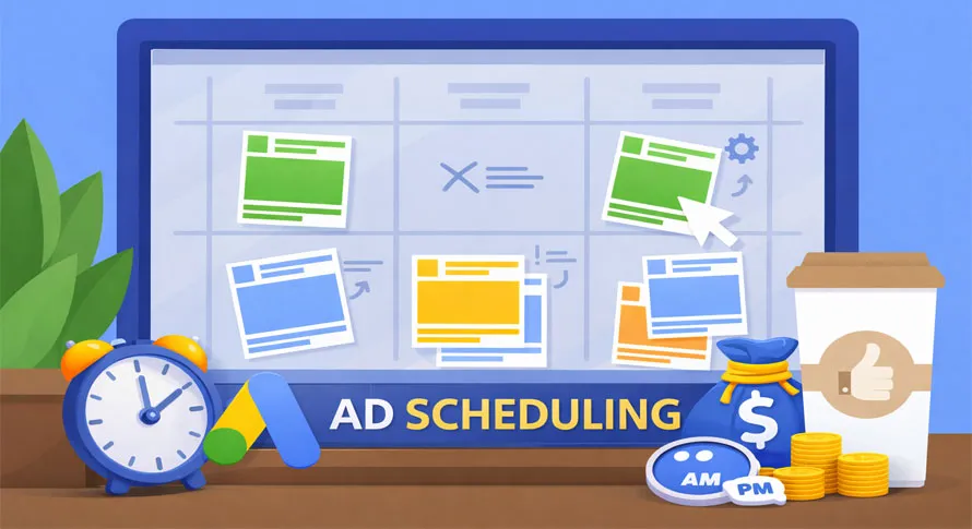 شاخص های زمانبندی گوگل ادز